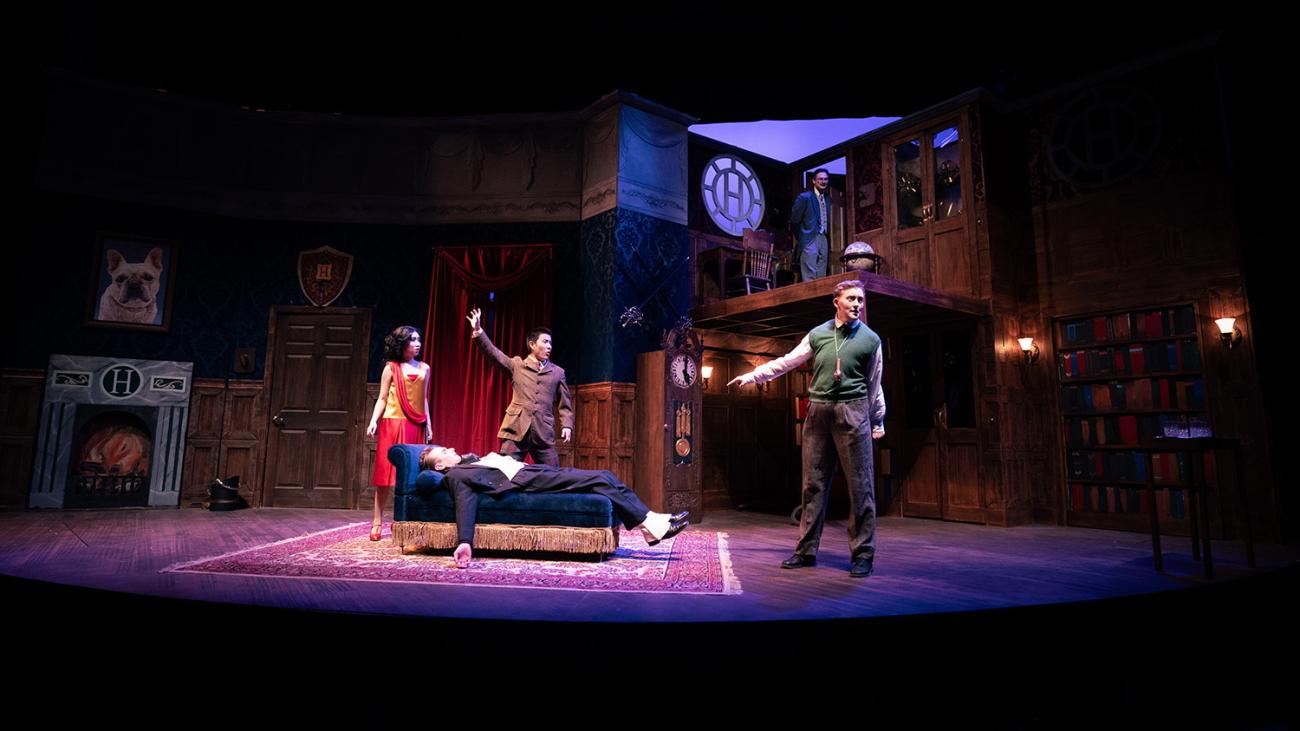 Scene from “The Play that Goes Wrong”